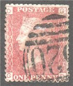 Great Britain Scott 33 Used Plate 138 - GD